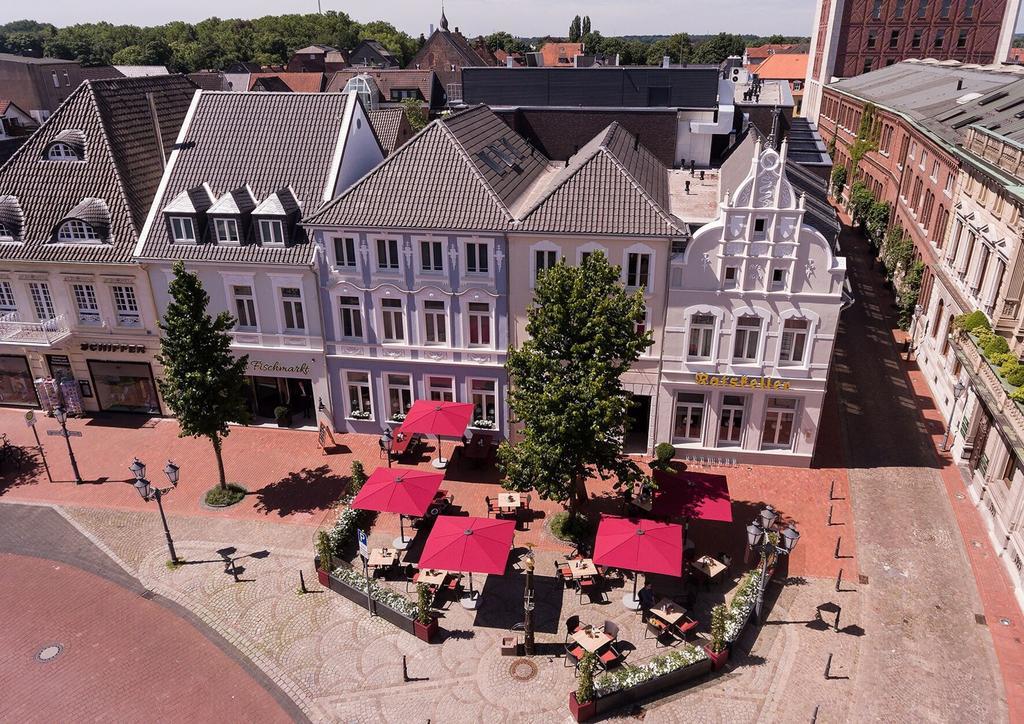 Hotel Am Fischmarkt Rheinberg Exterior foto